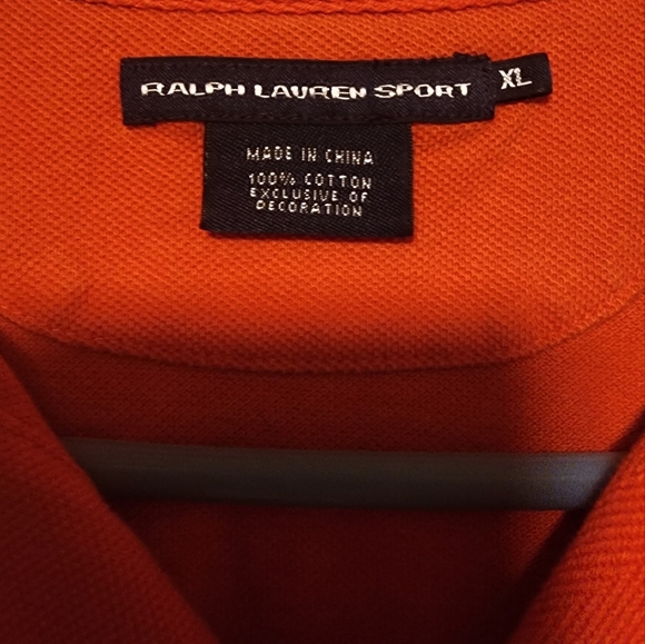 Orange women's Ralph Lauren Polo shirt in great condition! - Picture 2 of 3